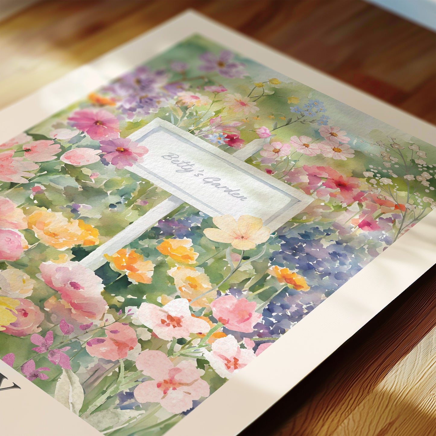Betty's Garden Poster