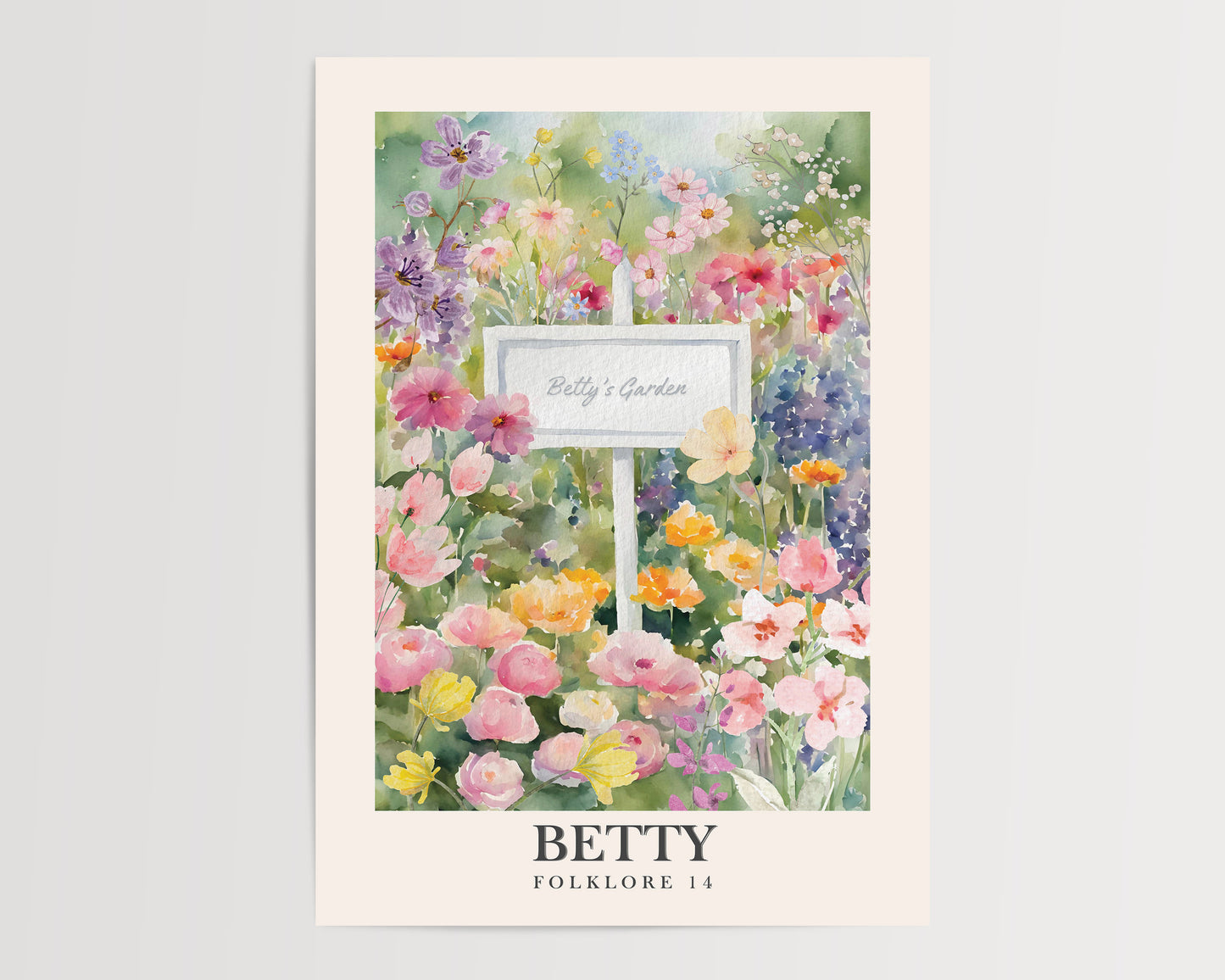 Betty's Garden Poster