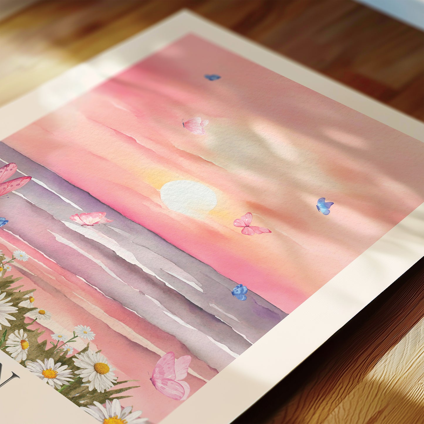 Clean Sunset Poster