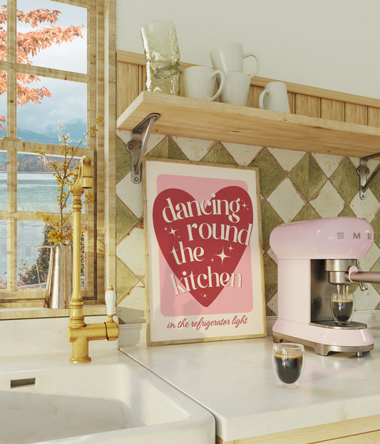 Kitchen Dancing Poster
