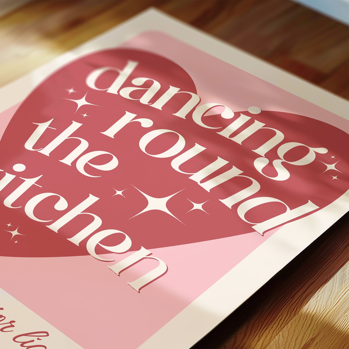 Kitchen Dancing Poster