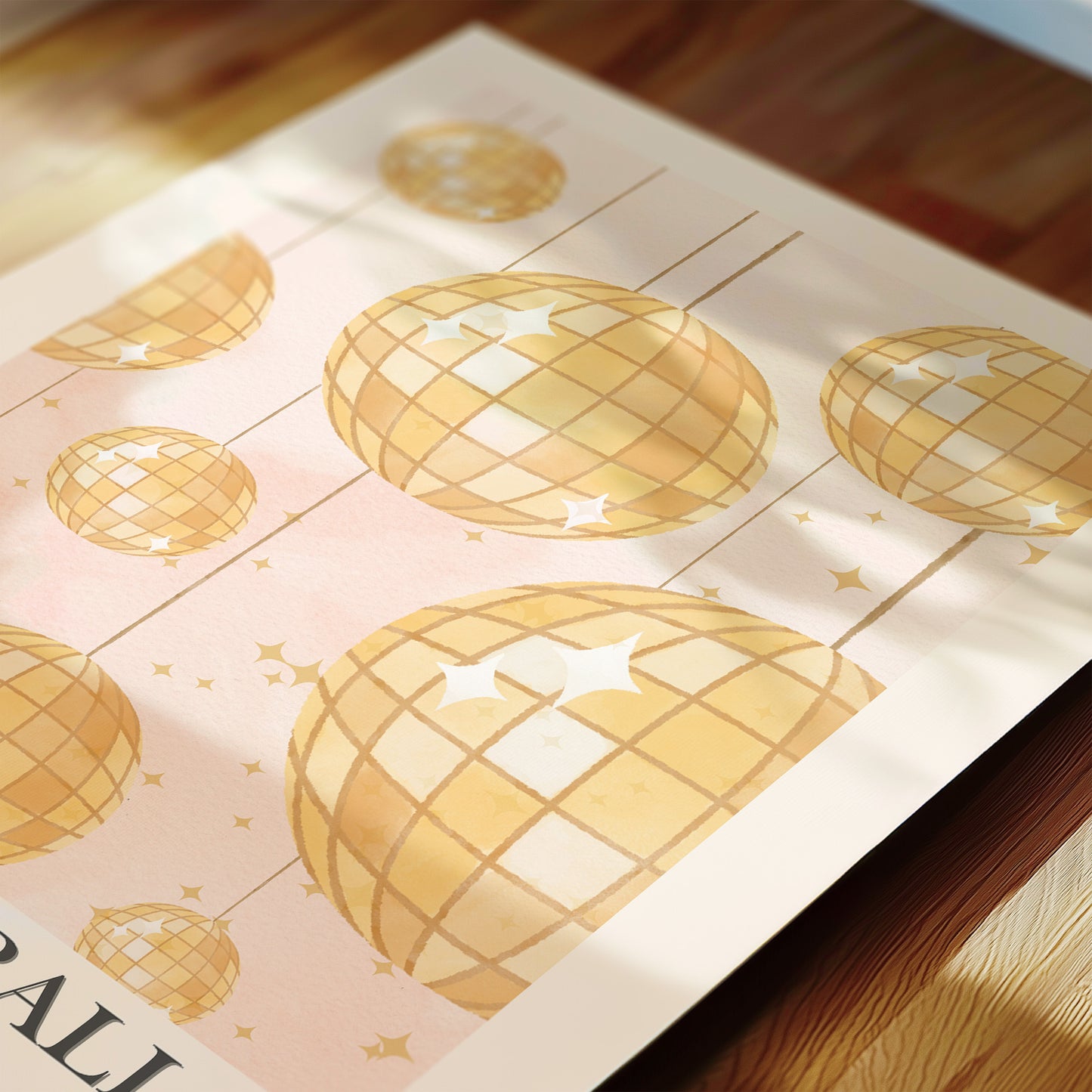 Discoball Poster
