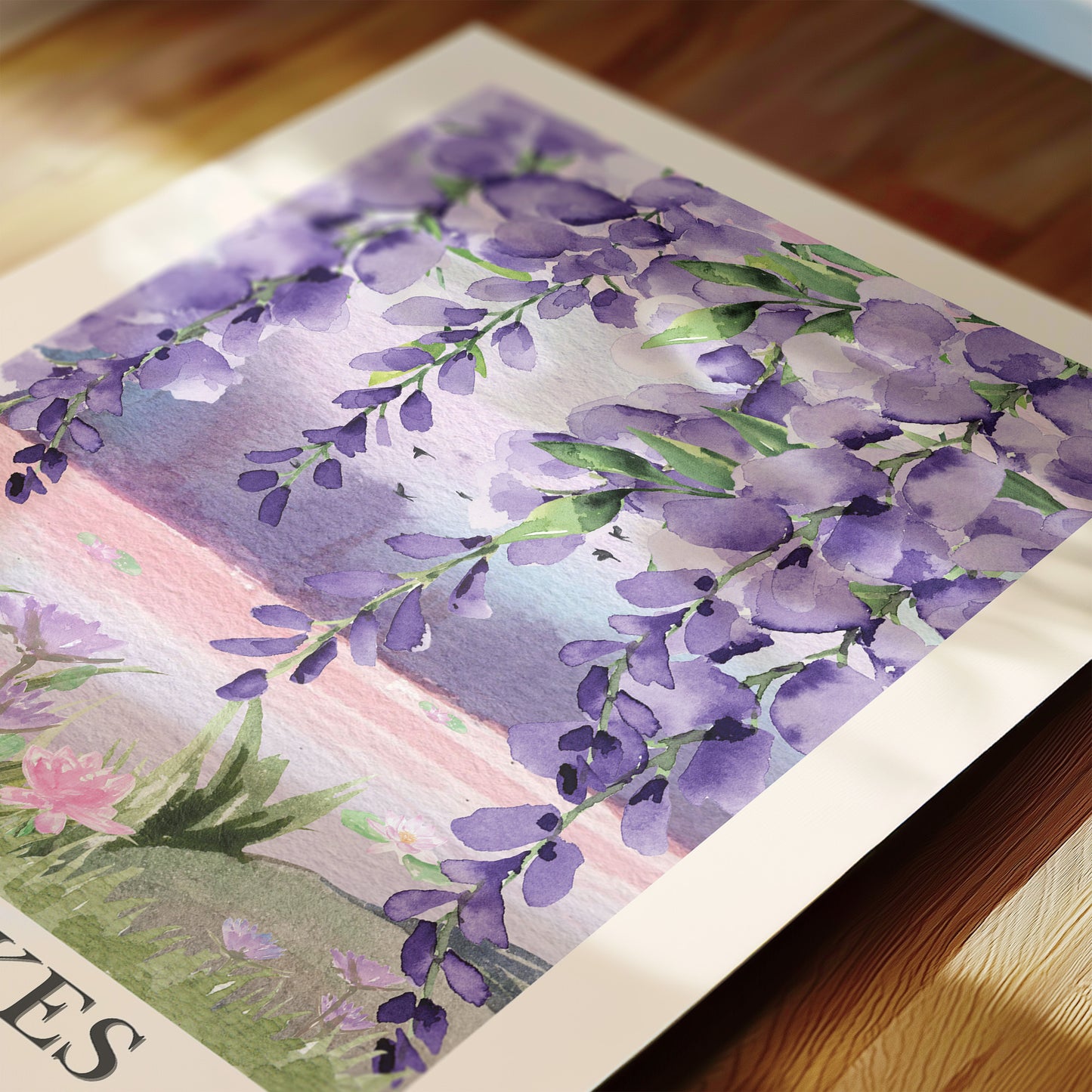 Wisteria Lakes Poster