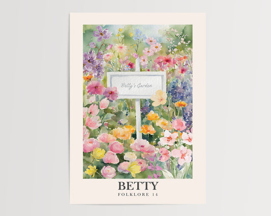 Betty's Garden Poster