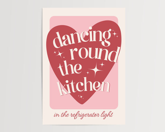 Kitchen Dancing Poster